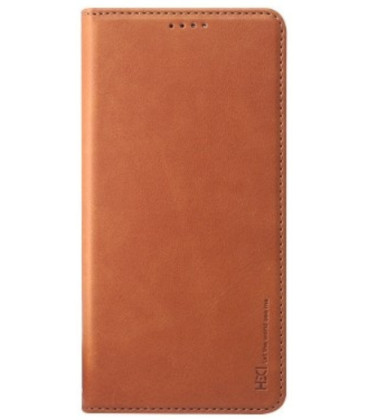 Rudas atverčiamas dėklas Apple iPhone 13 / 14 telefonui "HDD Magnetic Wallet Case"