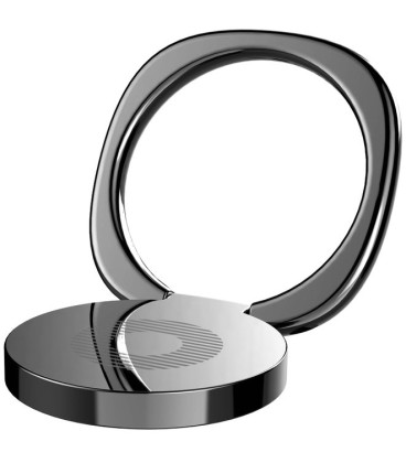 Juodas laikiklis - žiedas "Baseus Privity Ring Holder"