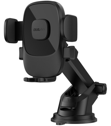 Juodas universalus automobilinis telefono laikiklis "Dudao F2N+"