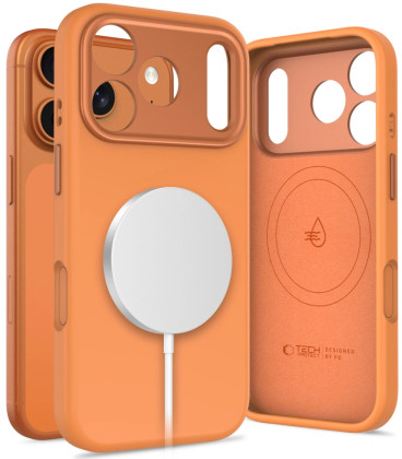 Oranžinis dėklas Apple iPhone 17 Pro Max telefonui "Tech-Protect Uniq Magsafe"