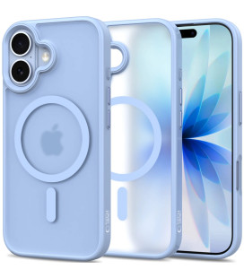 Matinis mėlynas dėklas Apple iPhone 17 telefonui "Tech-Protect Magmat Magsafe"