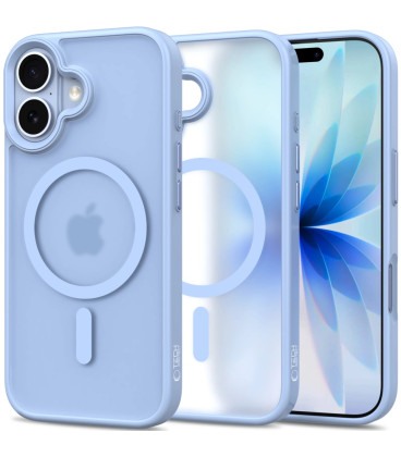 Matinis mėlynas dėklas Apple iPhone 17 telefonui "Tech-Protect Magmat Magsafe"