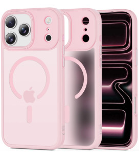 Matinis rožinis dėklas Apple iPhone 17 Pro Max telefonui "Tech-Protect Magmat Magsafe"