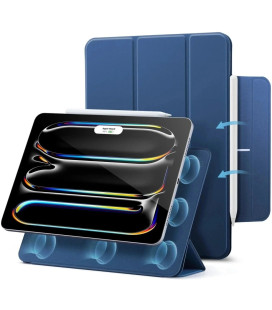 Mėlynas atverčiamas dėklas Apple iPad Pro 11" 5 / 6 / 2024-2025 planšetei "ESR Rebound Magnetic"