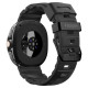 Juoda apyrankė Samsung Galaxy Watch 8 / 9 / Classic (40 / 44 / 46 mm) laikrodžiui "Spigen WBS2 Band"