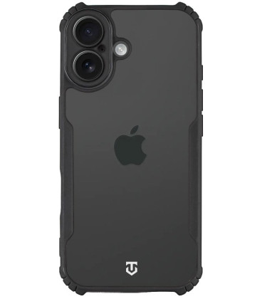 Juodas / skaidrus dėklas Apple iPhone 17 telefonui "Tactical Quantum Stealth Cover"
