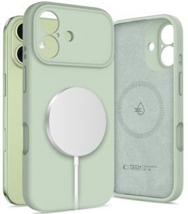 Žalias dėklas Apple iPhone 17 telefonui "Tech-Protect Silicone Magsafe"