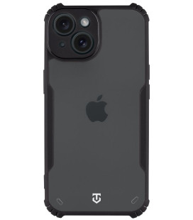 Juodas / skaidrus dėklas Apple iPhone 15 telefonui "Tactical Quantum Stealth Cover"