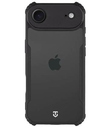 Juodas / skaidrus dėklas Apple iPhone Air telefonui "Tactical Quantum Stealth Cover"