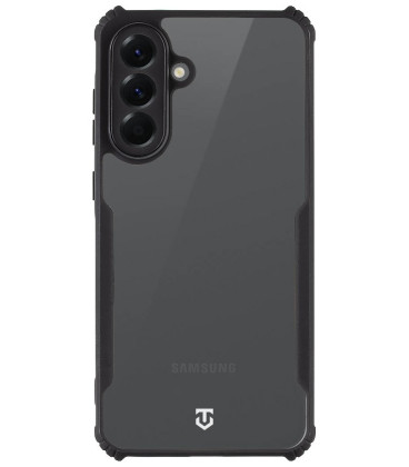 Juodas / skaidrus dėklas Samsung Galaxy A56 5G telefonui "Tactical Quantum Stealth Cover"