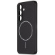 Juodas dėklas Samsung Galaxy S25 telefonui "OBAL:ME MagNetix Matte TPU Cover"