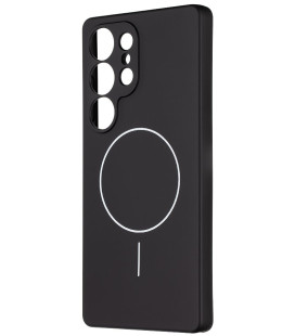 Juodas dėklas Samsung Galaxy S25 Ultra telefonui "OBAL:ME MagNetix Matte TPU Cover"