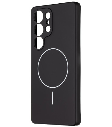 Juodas dėklas Samsung Galaxy S25 Ultra telefonui "OBAL:ME MagNetix Matte TPU Cover"