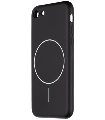 Juodas dėklas Apple iPhone 7 / 8 / SE2020 / SE2022 telefonui "OBAL:ME MagNetix Matte TPU Cover"