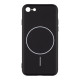 Juodas dėklas Apple iPhone 7 / 8 / SE2020 / SE2022 telefonui "OBAL:ME MagNetix Matte TPU Cover"