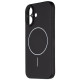 Juodas dėklas Apple iPhone 16 telefonui "OBAL:ME MagNetix Matte TPU Cover"