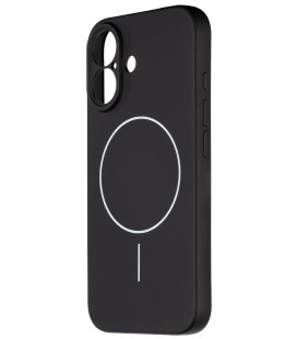 Juodas dėklas Apple iPhone 16 telefonui "OBAL:ME MagNetix Matte TPU Cover"