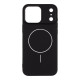 Juodas dėklas Apple iPhone 17 Pro Max / 18 Pro Max telefonui "OBAL:ME MagNetix Matte TPU Cover"