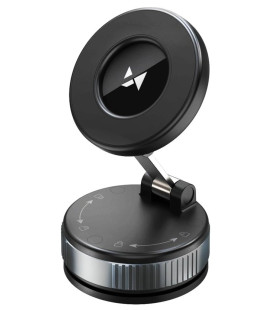Juodas magnetinis automobilinis telefono laikiklis "Wozinsky WUSM-01"