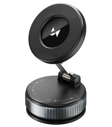 Juodas magnetinis automobilinis telefono laikiklis "Wozinsky WUSM-01"