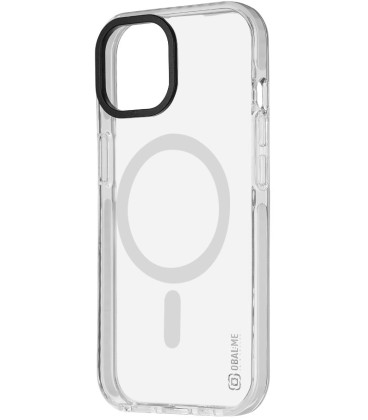 Baltas / skaidrus dėklas Apple iPhone 15 telefonui "OBAL:ME MagNetix Bumper Cover"
