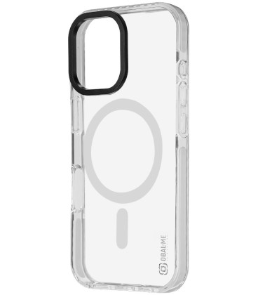 Baltas / skaidrus dėklas Apple iPhone 16 telefonui "OBAL:ME MagNetix Bumper Cover"