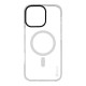 Baltas / skaidrus dėklas Apple iPhone 16 Pro Max telefonui "OBAL:ME MagNetix Bumper Cover"