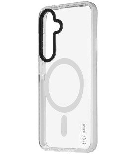 Baltas / skaidrus dėklas Samsung Galaxy S25 telefonui "OBAL:ME MagNetix Bumper Cover"