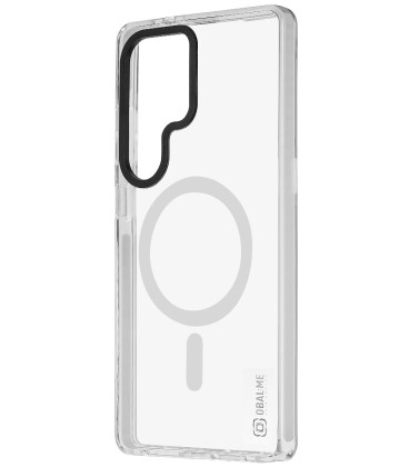 Baltas / skaidrus dėklas Samsung Galaxy S25 Ultra telefonui "OBAL:ME MagNetix Bumper Cover"