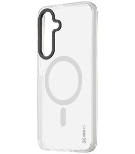 Baltas / skaidrus dėklas Samsung Galaxy S25 FE telefonui "OBAL:ME MagNetix Bumper Cover"