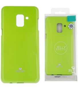 Žalias silikoninis dėklas Samsung Galaxy J8 2018 telefonui "Mercury Goospery Pearl Jelly Case"