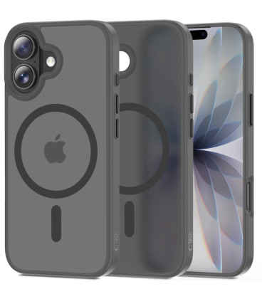Matinis pilkas dėklas Apple iPhone 17 telefonui "Tech-Protect Magmat Magsafe"