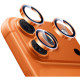 Oranžinė kameros apsauga Apple iPhone 14 Pro / Pro Max / 15 Pro / Pro Max / 16 Pro / Pro Max / 17 Pro / Pro Max "ESR Armorite"