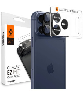 Juoda kameros apsauga Apple iPhone 17 Pro Max kamerai "Spigen Optik Pro XL Glas.TR EZ Fit"
