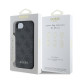 Pilkas dėklas Apple iPhone 16E / 17E telefonui "Guess 4G Charm Case"
