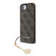 Rudas dėklas Apple iPhone 16E / 17E telefonui "Guess 4G Charm Case"