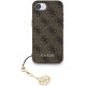 Rudas dėklas Apple iPhone 16E telefonui "Guess 4G Charm Case"