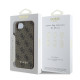 Rudas dėklas Apple iPhone 16E telefonui "Guess 4G Charm Case"