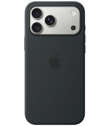 Originalus juodas "Silicone Magsafe Cover" dėklas Apple iPhone 17 Pro Max telefonui "MGFR4ZM/A"