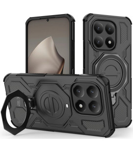Matinis juodas dėklas Xiaomi 15T telefonui "Tech-Protect TacticStand Magsafe"