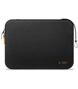 Juodas / oranžinis nešiojamo kompiuterio dėklas 13-14" "Tech-Protect HardPouch"