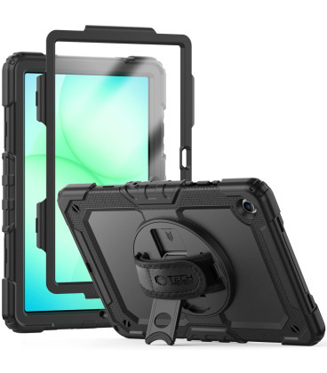 Juodas dėklas Samsung Galaxy Tab A9 Plus / A11 Plus 11.0 planšetei "Tech-Protect Solid"