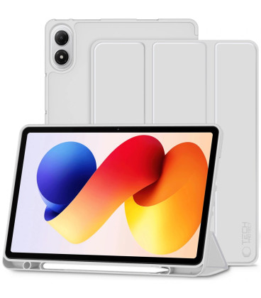 Pilkas atverčiamas dėklas Xiaomi Poco Pad M1 / Redmi Pad 2 Pro 12.1 planšetei "Tech-Protect SC"