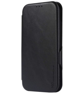 Juodas dėklas Samsung Galaxy A12 / M12 telefonui "HDD Classic Wallet Case"