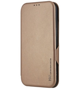 Auksinės spalvos dėklas Samsung Galaxy A16 4G / 5G telefonui "HDD Classic Wallet Case"