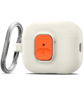 Smėlio spalvos / oranžinis dėklas Apple Airpods Pro 3 ausinėms "Spigen Nano Pop"
