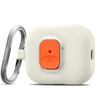 Smėlio spalvos / oranžinis dėklas Apple Airpods Pro 3 ausinėms "Spigen Nano Pop"