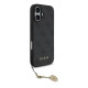 Pilkas dėklas Apple iPhone 17 telefonui "Guess 4G Charm Case"