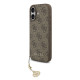 Rudas dėklas Apple iPhone 17 telefonui "Guess 4G Charm Case"