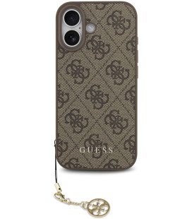 Rudas dėklas Apple iPhone 17 telefonui "Guess 4G Charm Case"